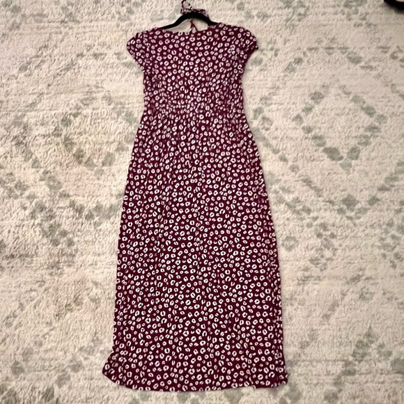 Isabel Maternity by Ingrid & Isabel Burgundy Print Dress – Size Small - Picture 4 of 4